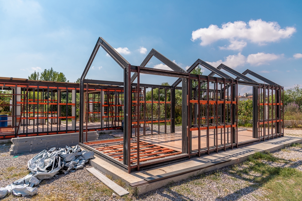 Casa di costruzione della struttura metallica